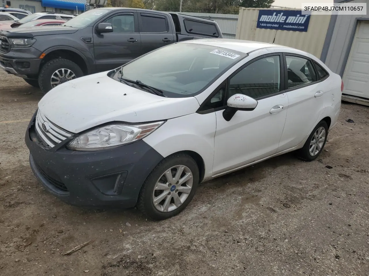 2012 Ford Fiesta Se VIN: 3FADP4BJ7CM110657 Lot: 78015344