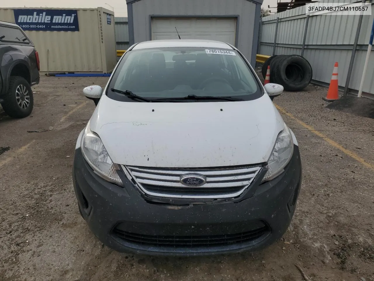 2012 Ford Fiesta Se VIN: 3FADP4BJ7CM110657 Lot: 78015344