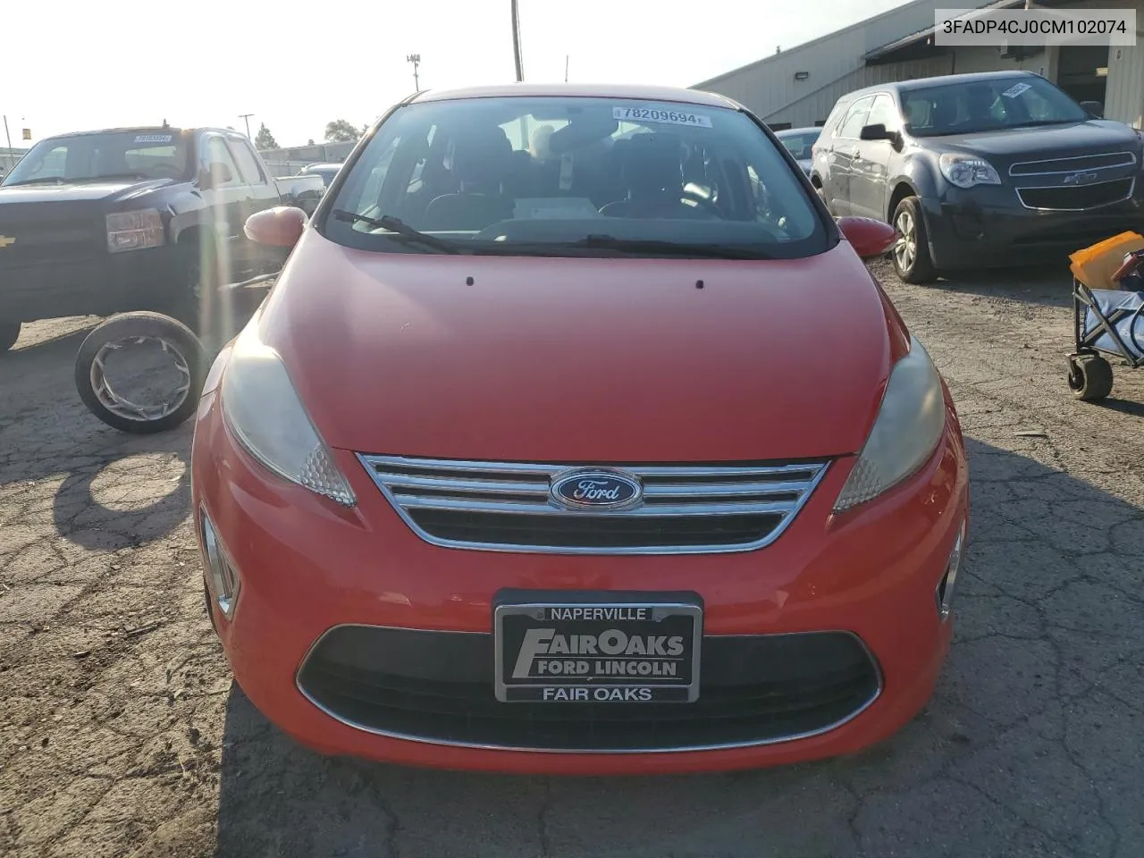 2012 Ford Fiesta Sel VIN: 3FADP4CJ0CM102074 Lot: 78209694