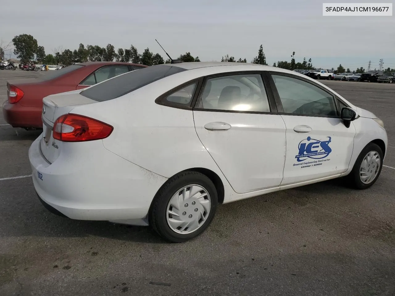 2012 Ford Fiesta S VIN: 3FADP4AJ1CM196677 Lot: 78832674