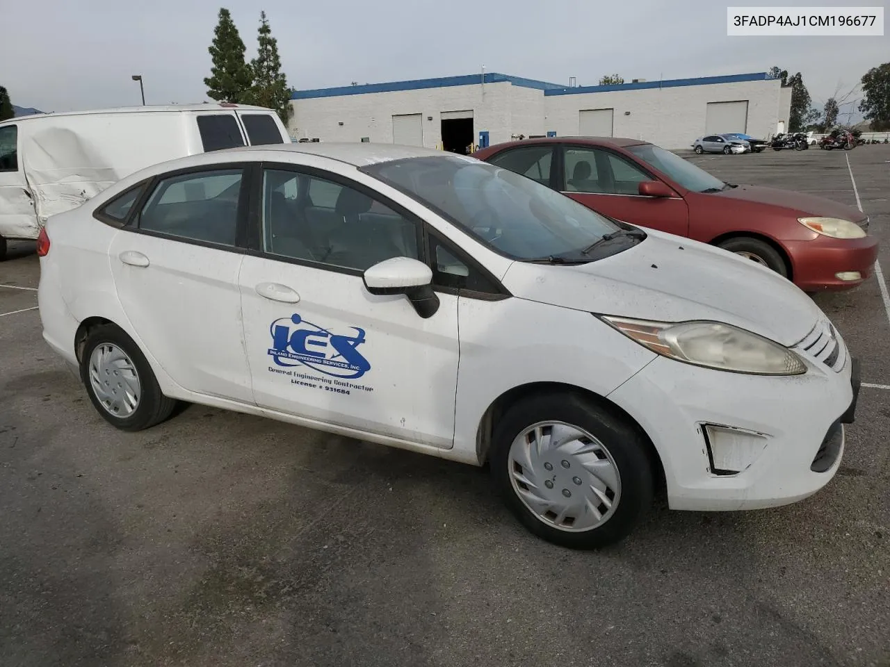 2012 Ford Fiesta S VIN: 3FADP4AJ1CM196677 Lot: 78832674