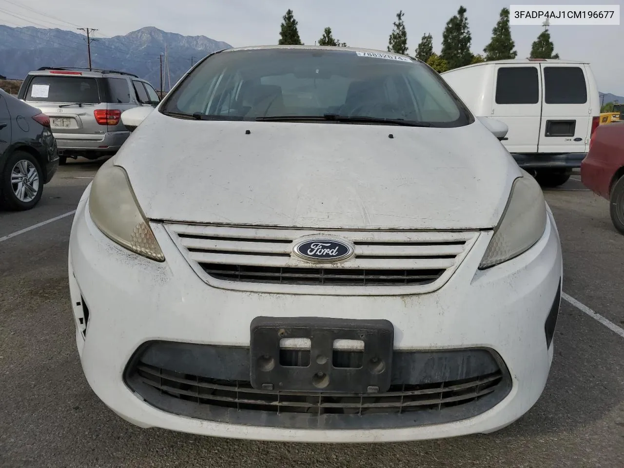 2012 Ford Fiesta S VIN: 3FADP4AJ1CM196677 Lot: 78832674