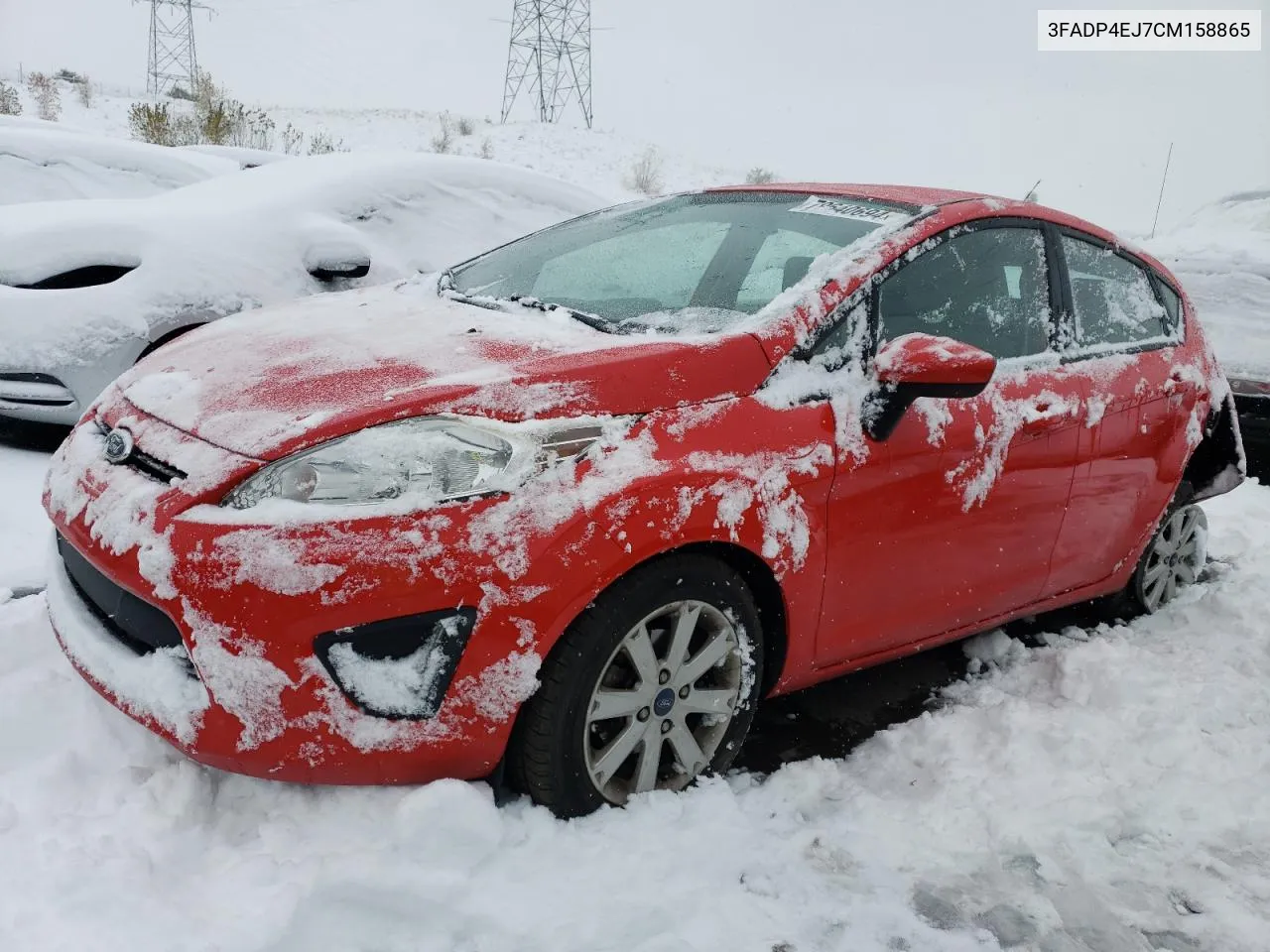 2012 Ford Fiesta Se VIN: 3FADP4EJ7CM158865 Lot: 79640694