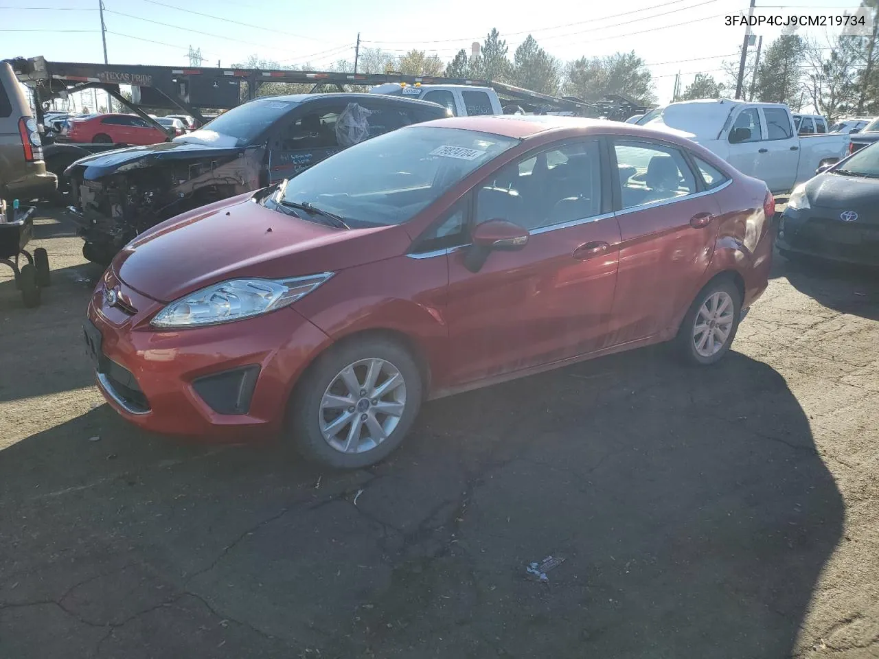 2012 Ford Fiesta Sel VIN: 3FADP4CJ9CM219734 Lot: 79824704