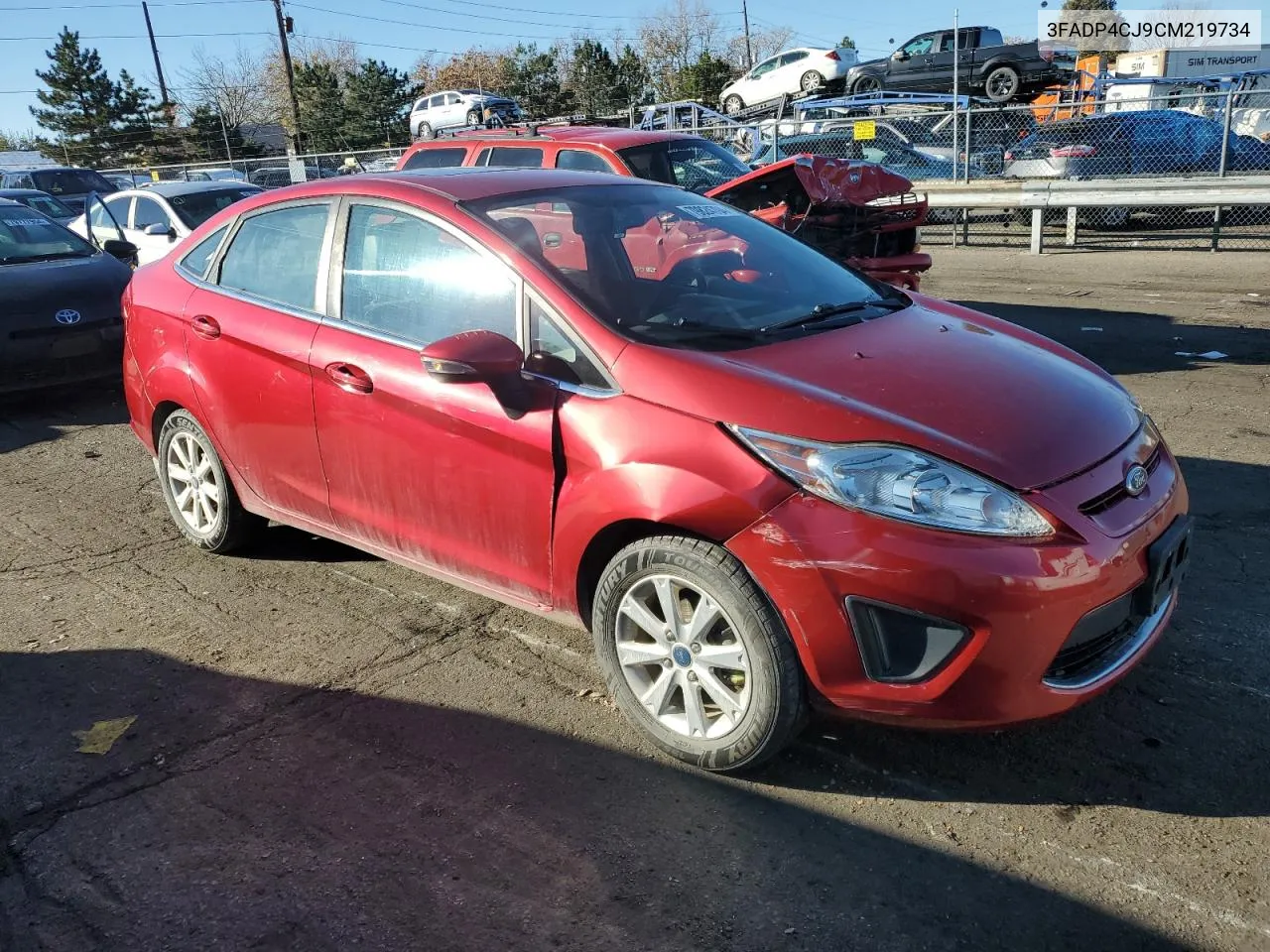 2012 Ford Fiesta Sel VIN: 3FADP4CJ9CM219734 Lot: 79824704