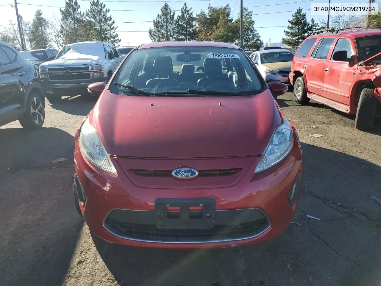 2012 Ford Fiesta Sel VIN: 3FADP4CJ9CM219734 Lot: 79824704