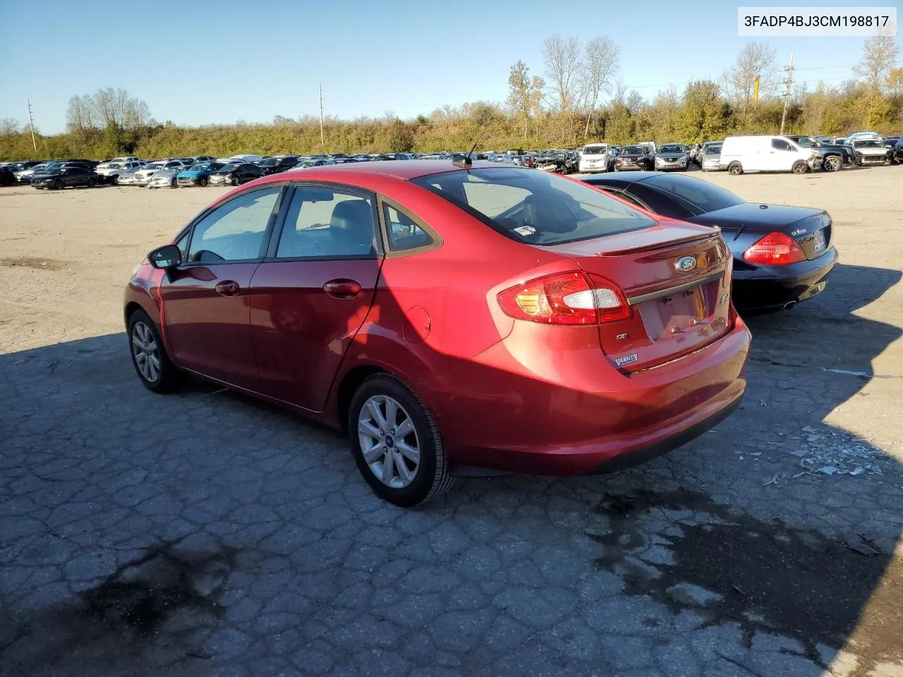 2012 Ford Fiesta Se VIN: 3FADP4BJ3CM198817 Lot: 80103784