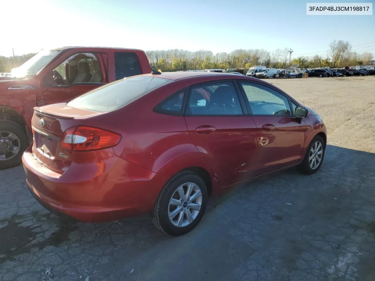 2012 Ford Fiesta Se VIN: 3FADP4BJ3CM198817 Lot: 80103784