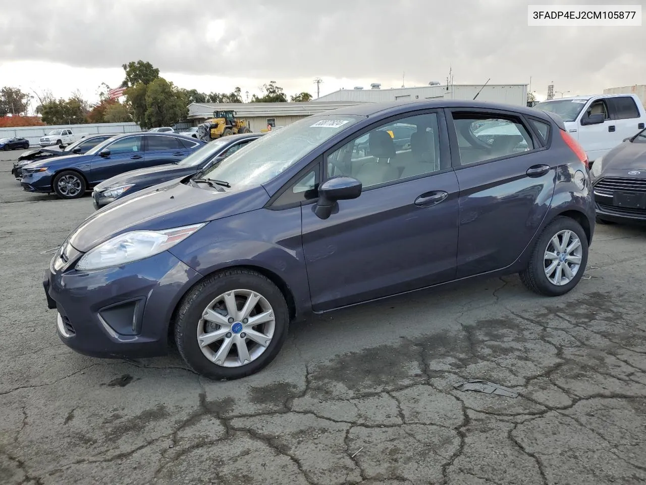 2012 Ford Fiesta Se VIN: 3FADP4EJ2CM105877 Lot: 80877824