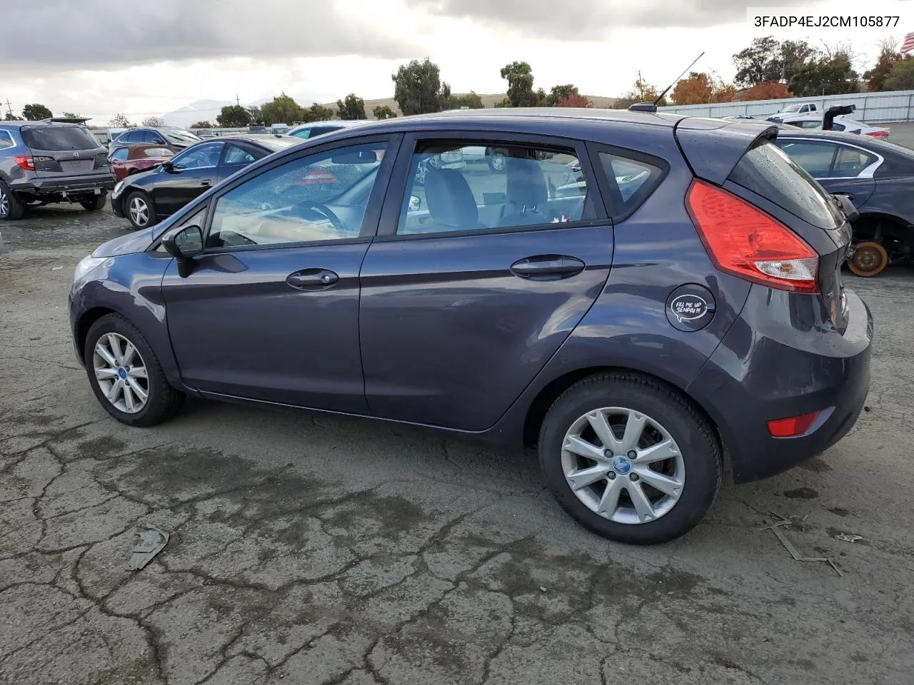 2012 Ford Fiesta Se VIN: 3FADP4EJ2CM105877 Lot: 80877824