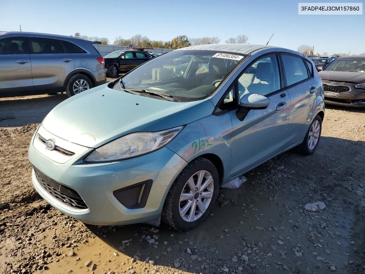 2012 Ford Fiesta Se VIN: 3FADP4EJ3CM157860 Lot: 81486384