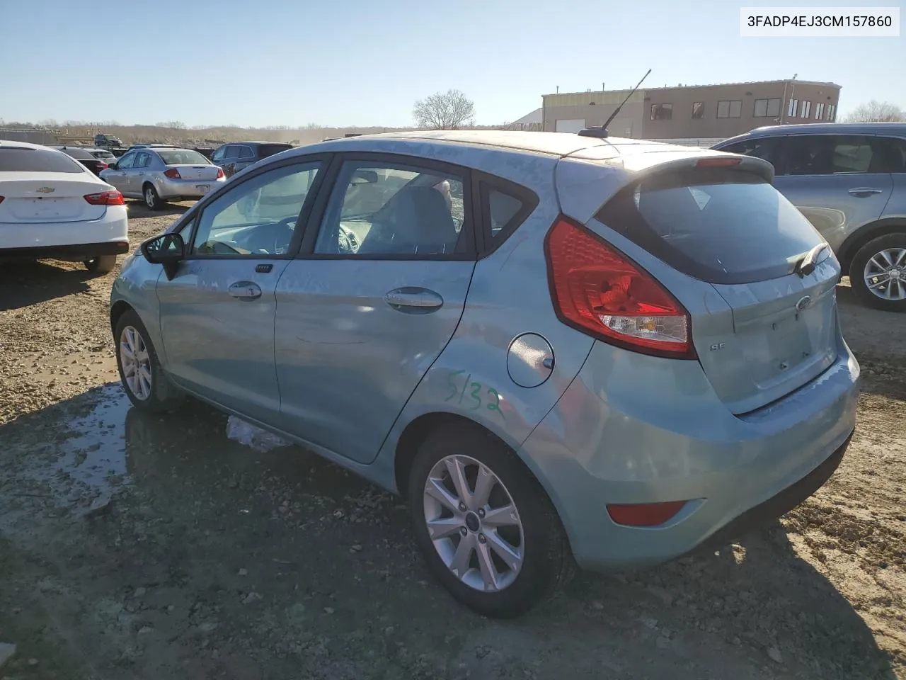 2012 Ford Fiesta Se VIN: 3FADP4EJ3CM157860 Lot: 81486384