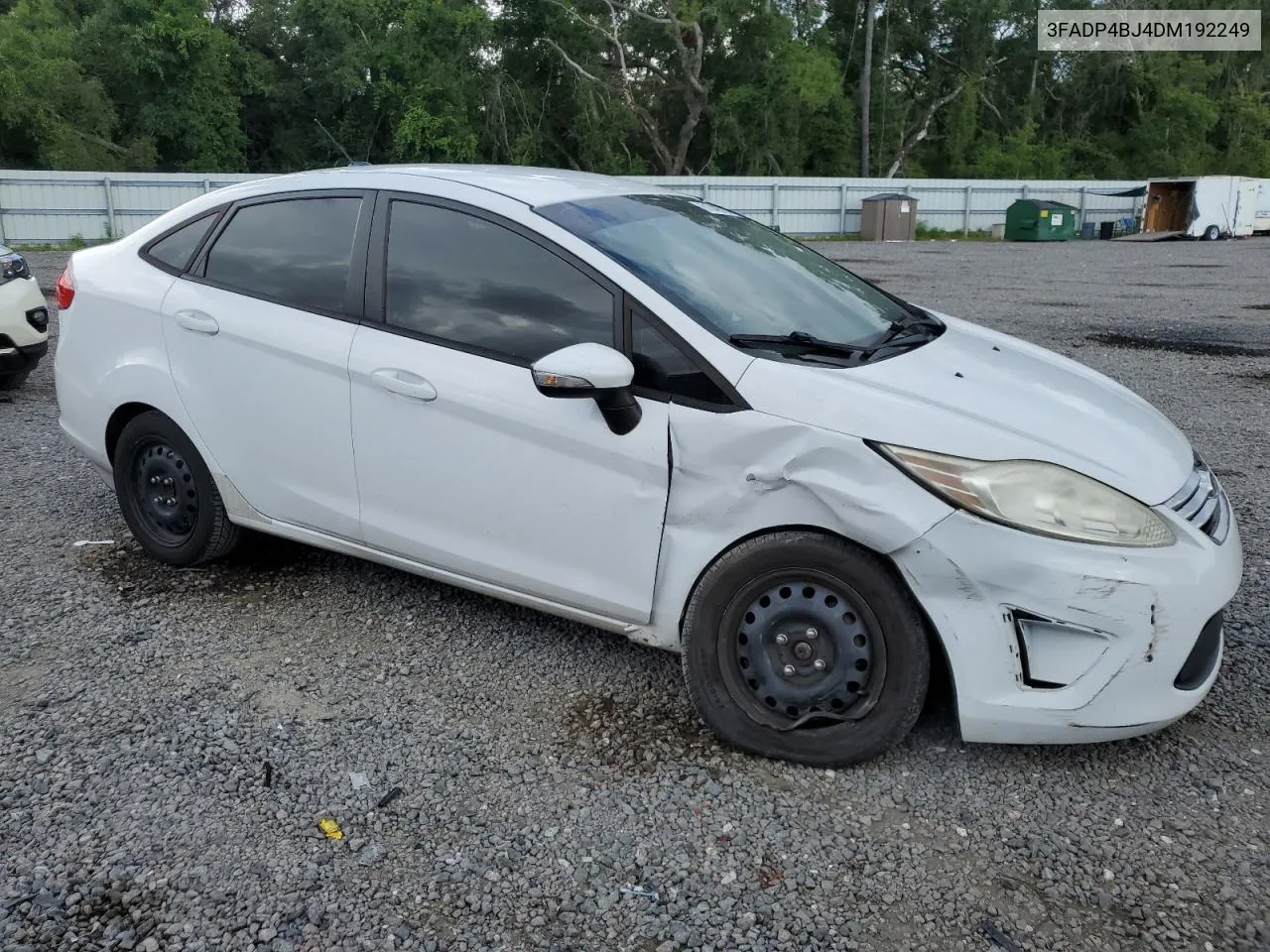 2013 Ford Fiesta Se VIN: 3FADP4BJ4DM192249 Lot: 61048724