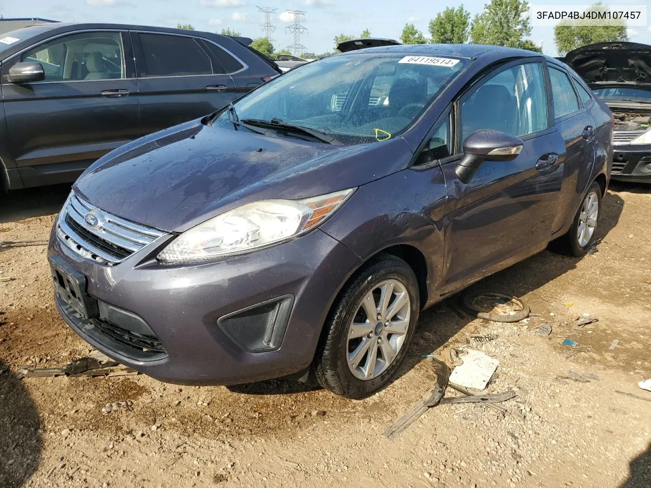 3FADP4BJ4DM107457 2013 Ford Fiesta Se