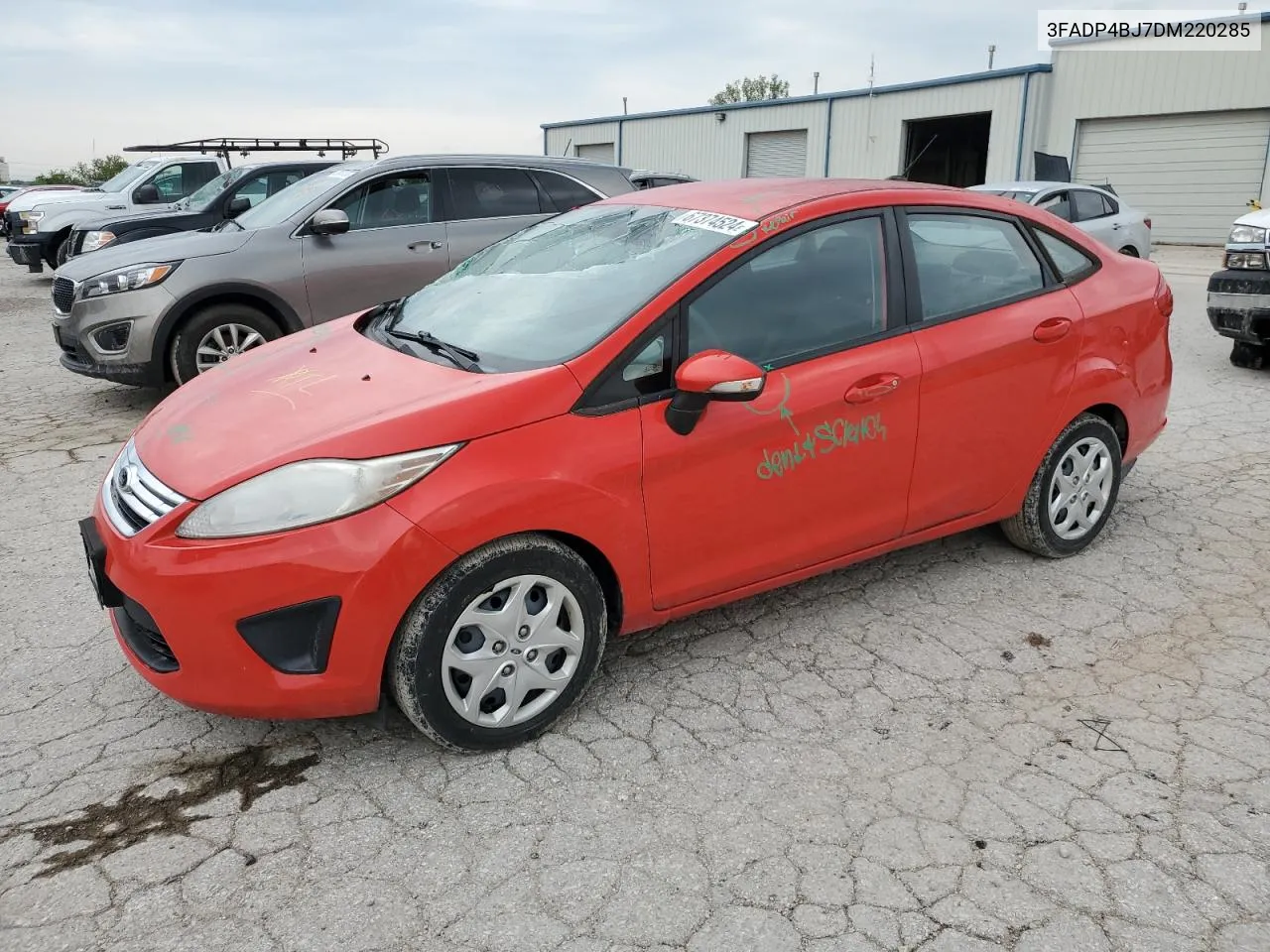 2013 Ford Fiesta Se VIN: 3FADP4BJ7DM220285 Lot: 67374524