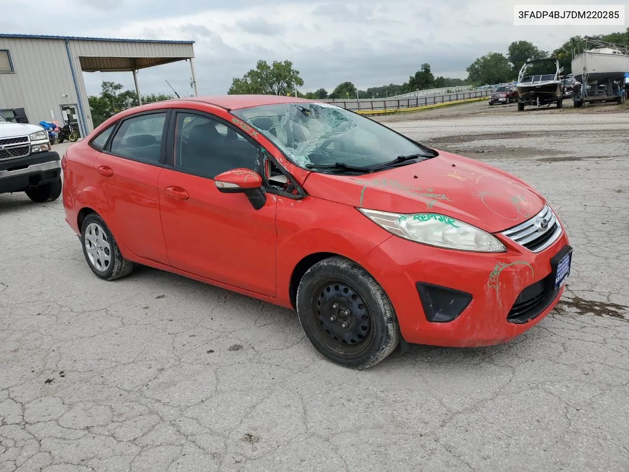 2013 Ford Fiesta Se VIN: 3FADP4BJ7DM220285 Lot: 67374524