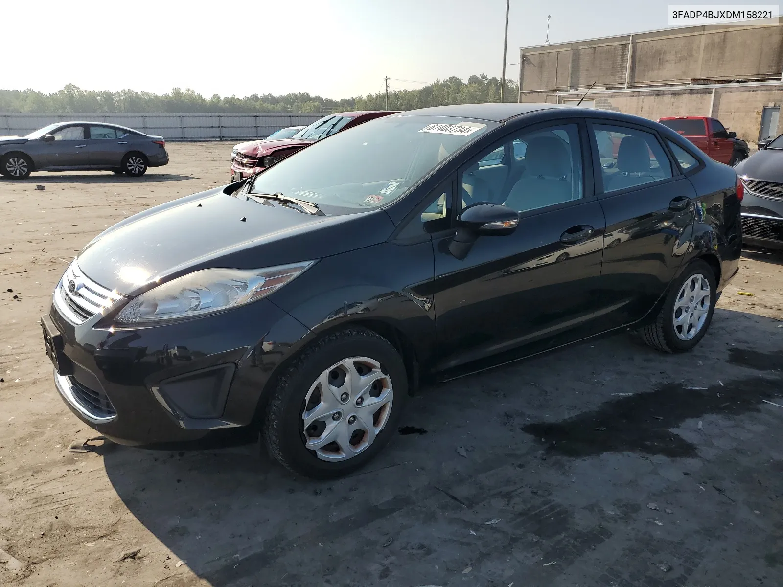 2013 Ford Fiesta Se VIN: 3FADP4BJXDM158221 Lot: 67403734