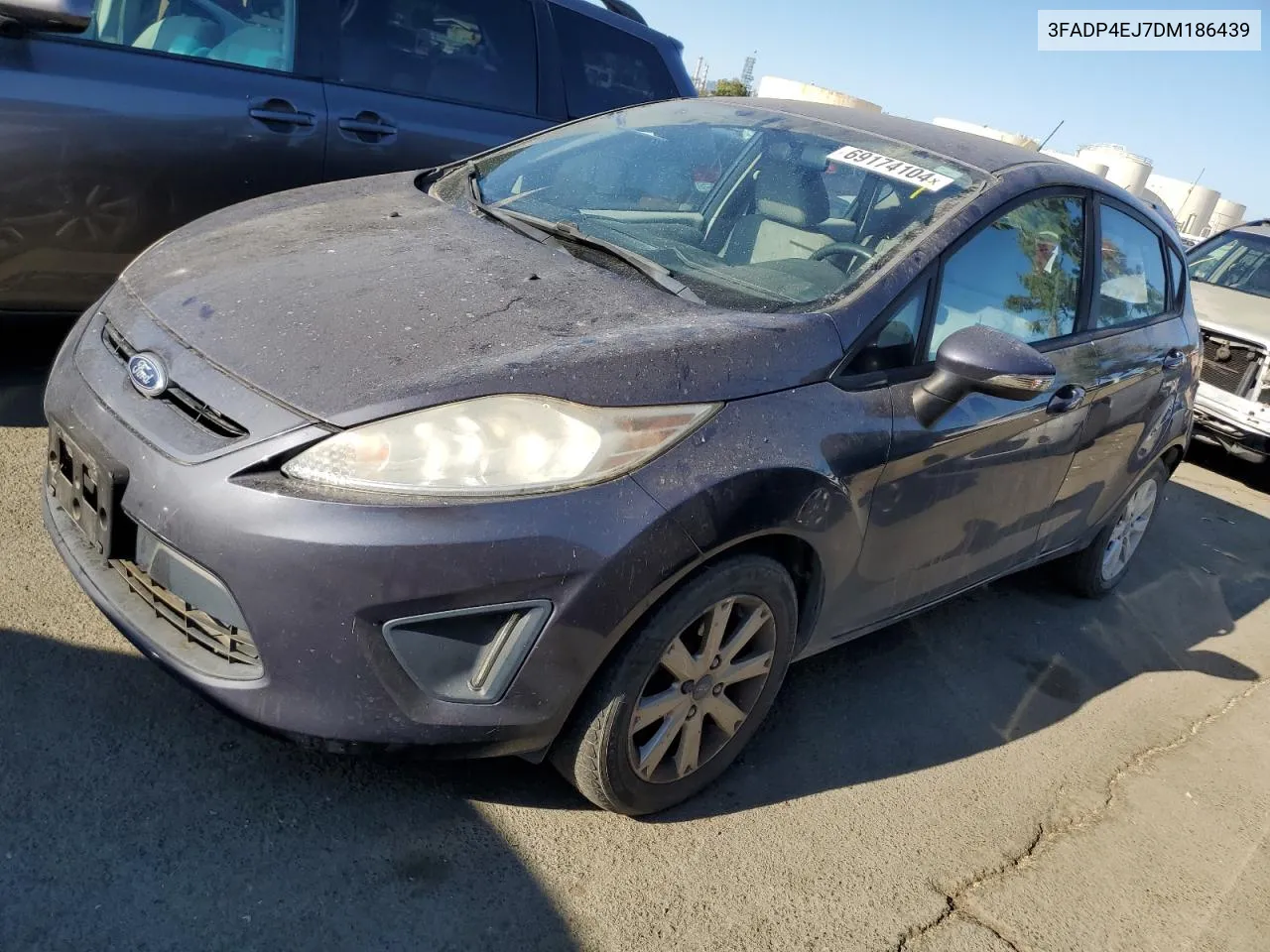 2013 Ford Fiesta Se VIN: 3FADP4EJ7DM186439 Lot: 69174104