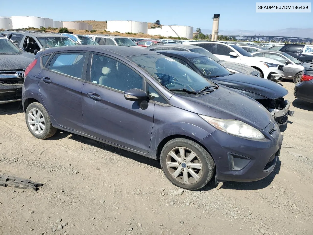 2013 Ford Fiesta Se VIN: 3FADP4EJ7DM186439 Lot: 69174104