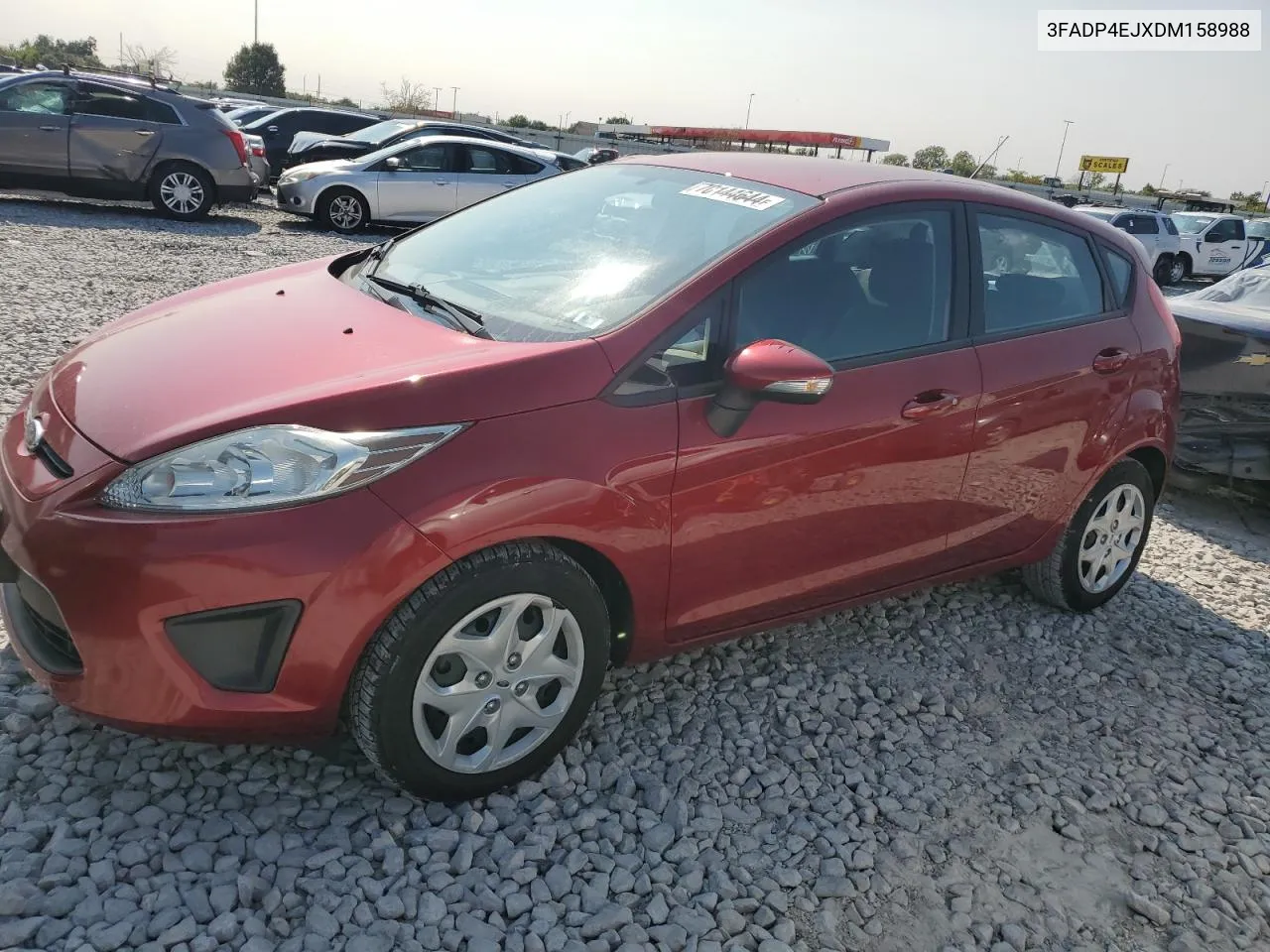 2013 Ford Fiesta Se VIN: 3FADP4EJXDM158988 Lot: 70144644