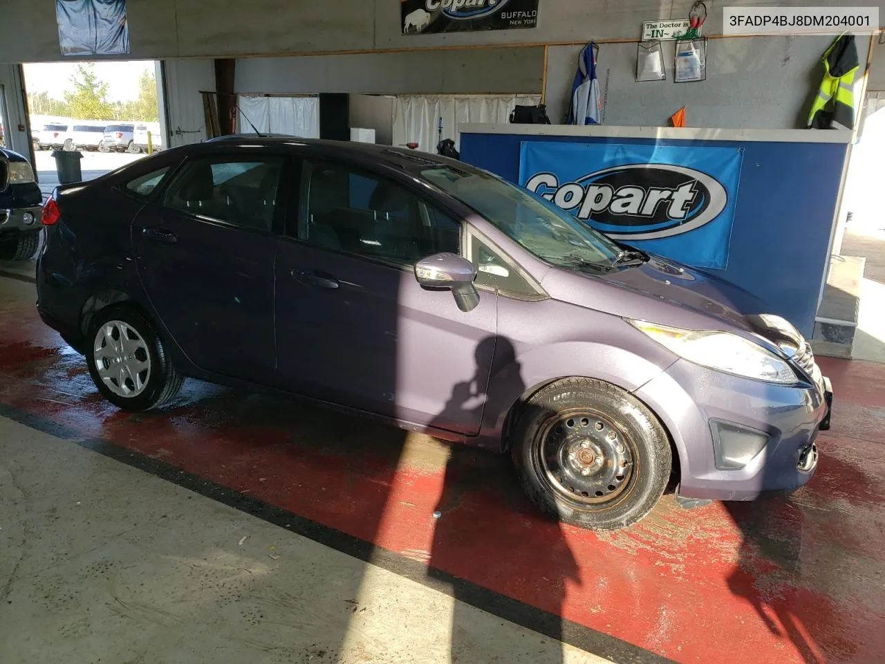 2013 Ford Fiesta Se VIN: 3FADP4BJ8DM204001 Lot: 71081694