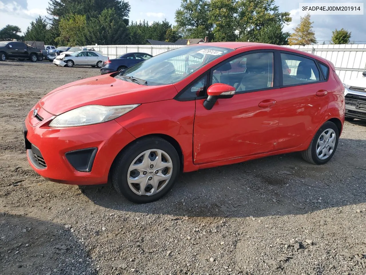 2013 Ford Fiesta Se VIN: 3FADP4EJ0DM201914 Lot: 71256124