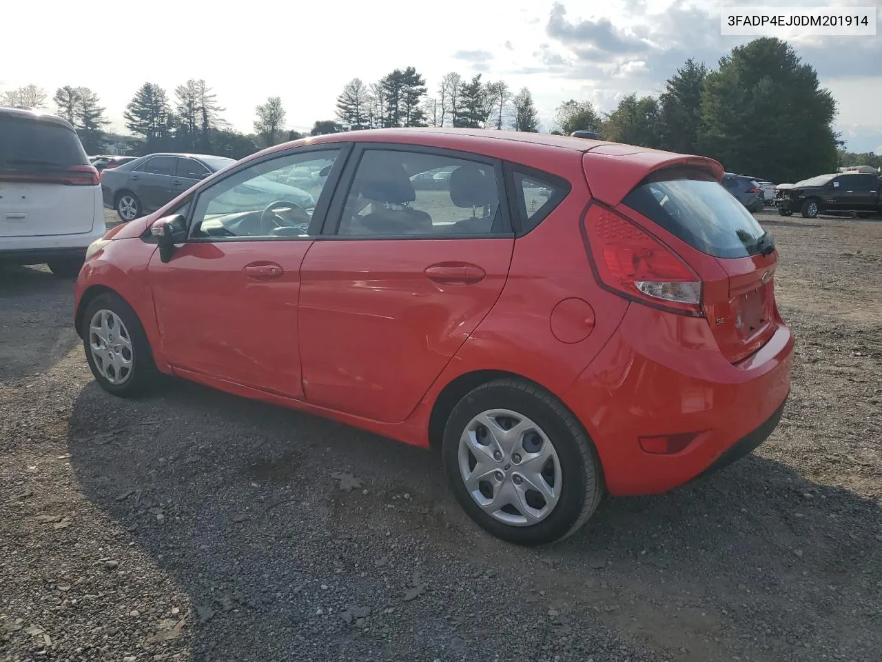 2013 Ford Fiesta Se VIN: 3FADP4EJ0DM201914 Lot: 71256124