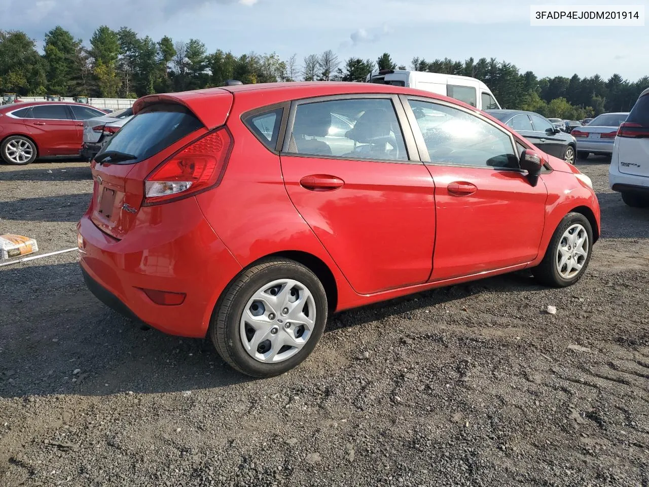 2013 Ford Fiesta Se VIN: 3FADP4EJ0DM201914 Lot: 71256124