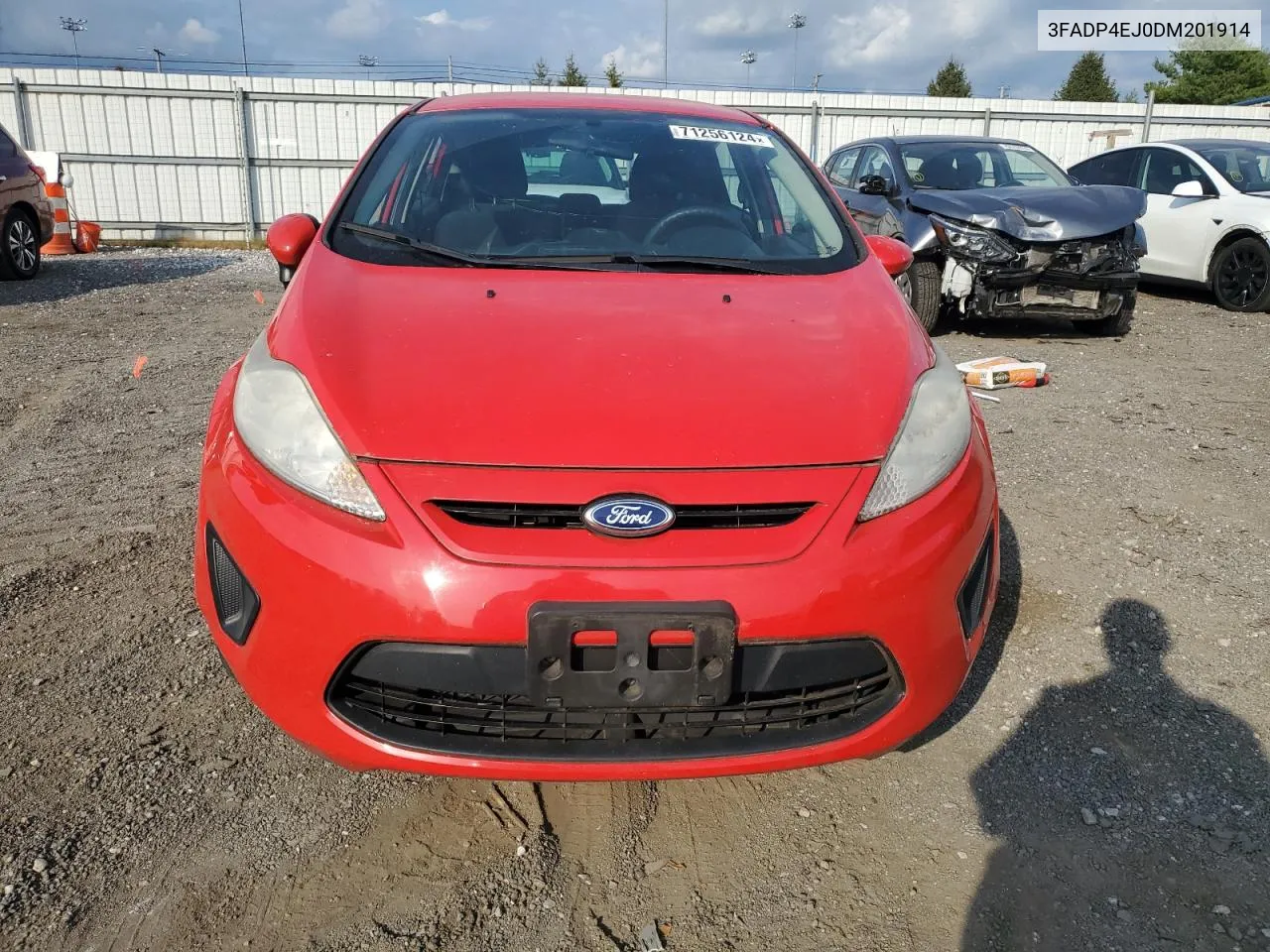 2013 Ford Fiesta Se VIN: 3FADP4EJ0DM201914 Lot: 71256124