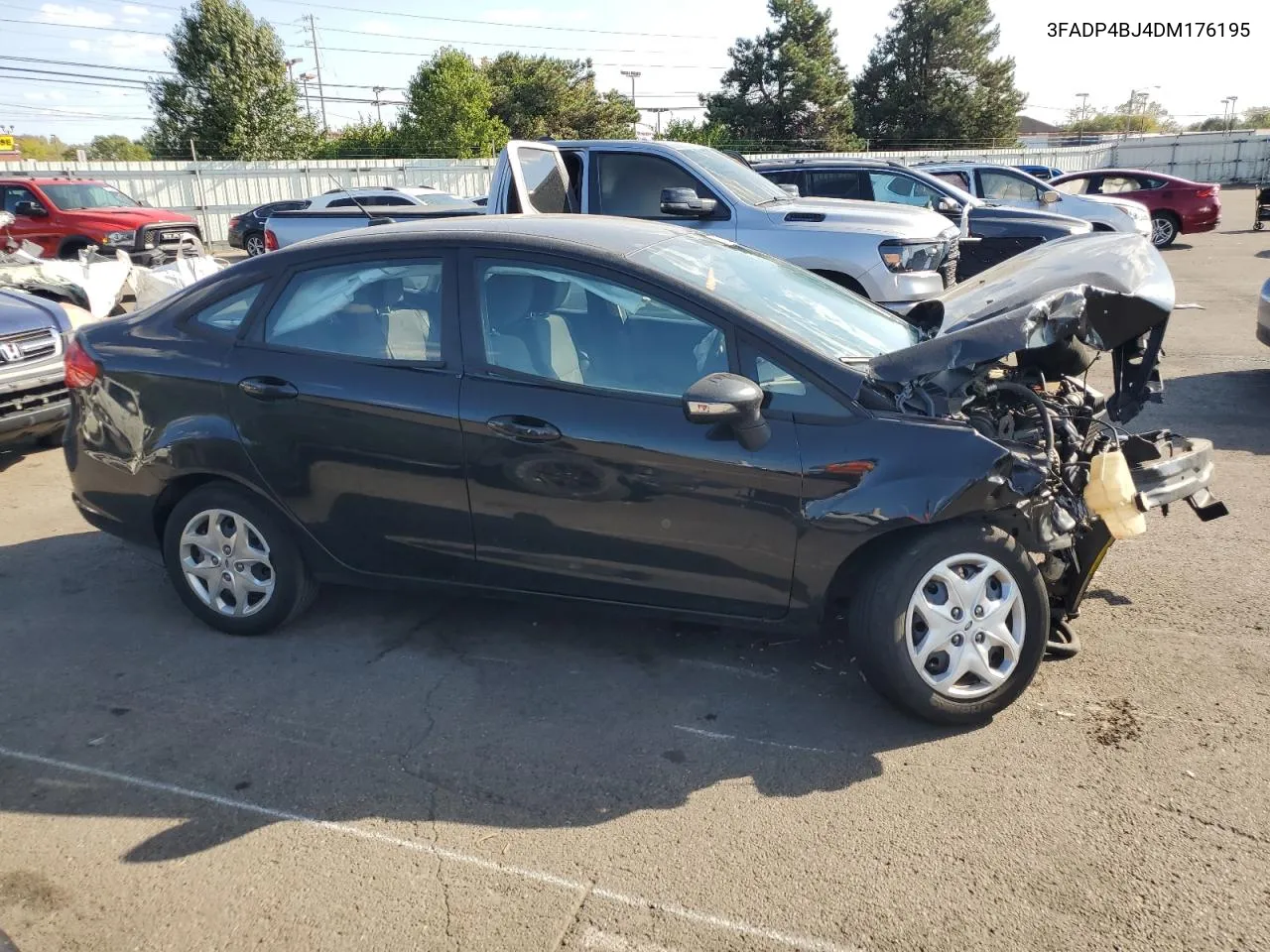 2013 Ford Fiesta Se VIN: 3FADP4BJ4DM176195 Lot: 71650204