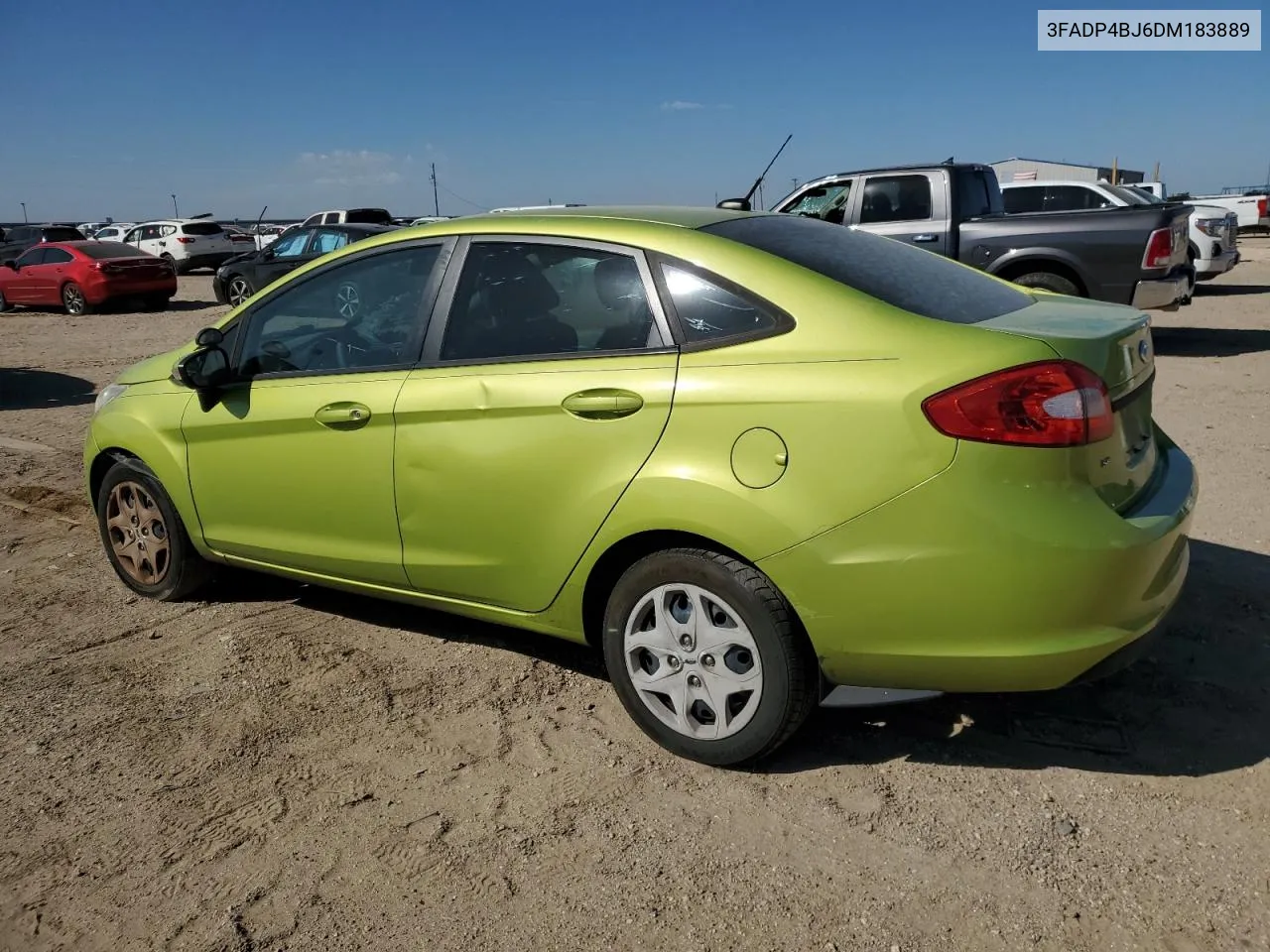 2013 Ford Fiesta Se VIN: 3FADP4BJ6DM183889 Lot: 71998654