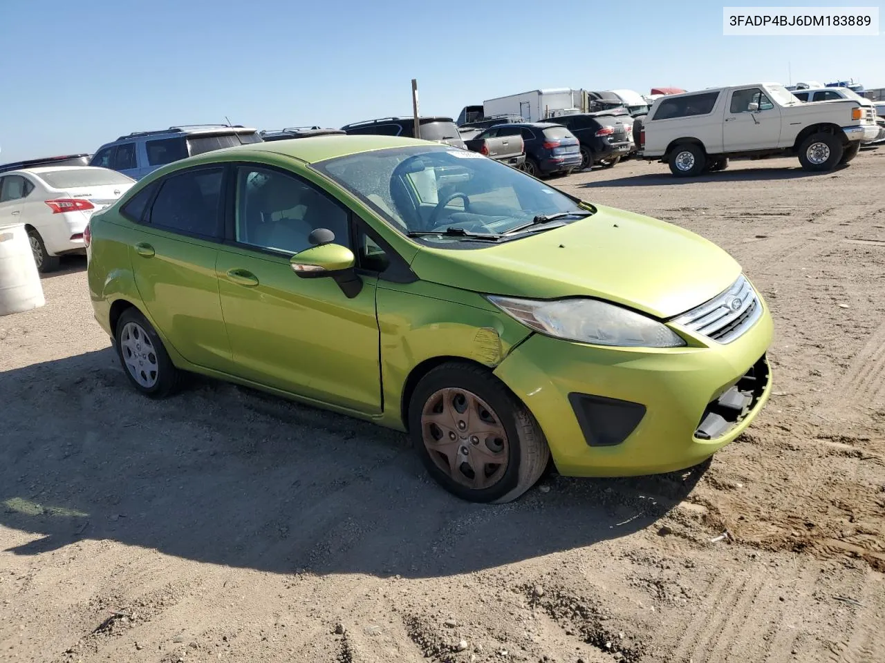 2013 Ford Fiesta Se VIN: 3FADP4BJ6DM183889 Lot: 71998654