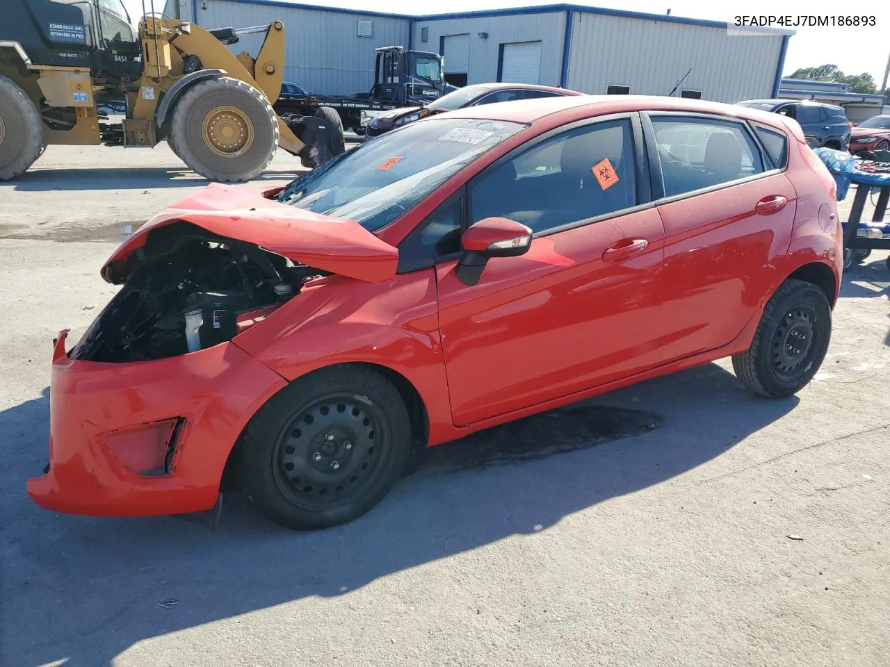 2013 Ford Fiesta Se VIN: 3FADP4EJ7DM186893 Lot: 72784734