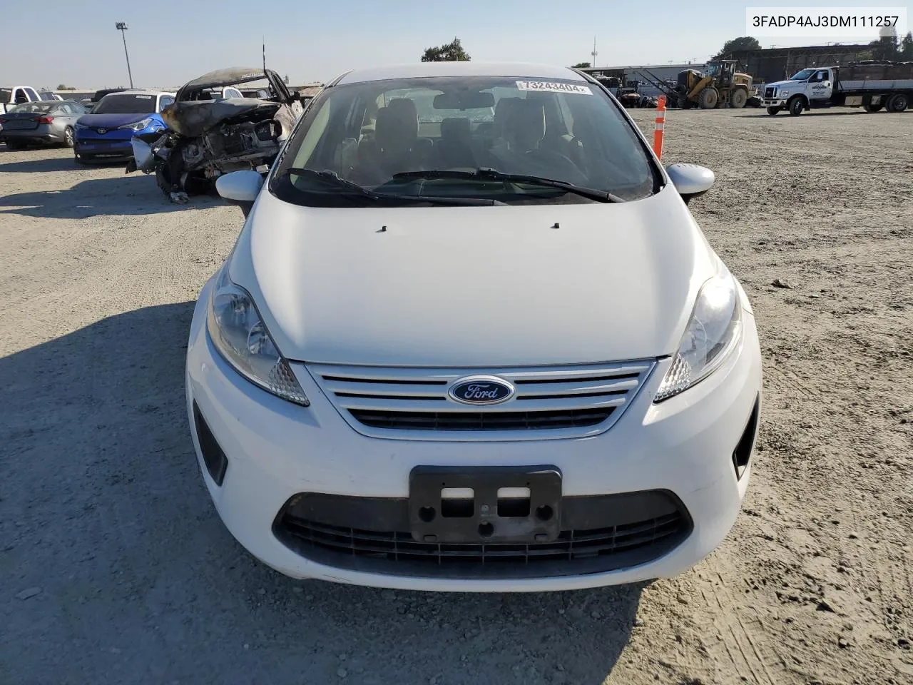 2013 Ford Fiesta S VIN: 3FADP4AJ3DM111257 Lot: 73243404