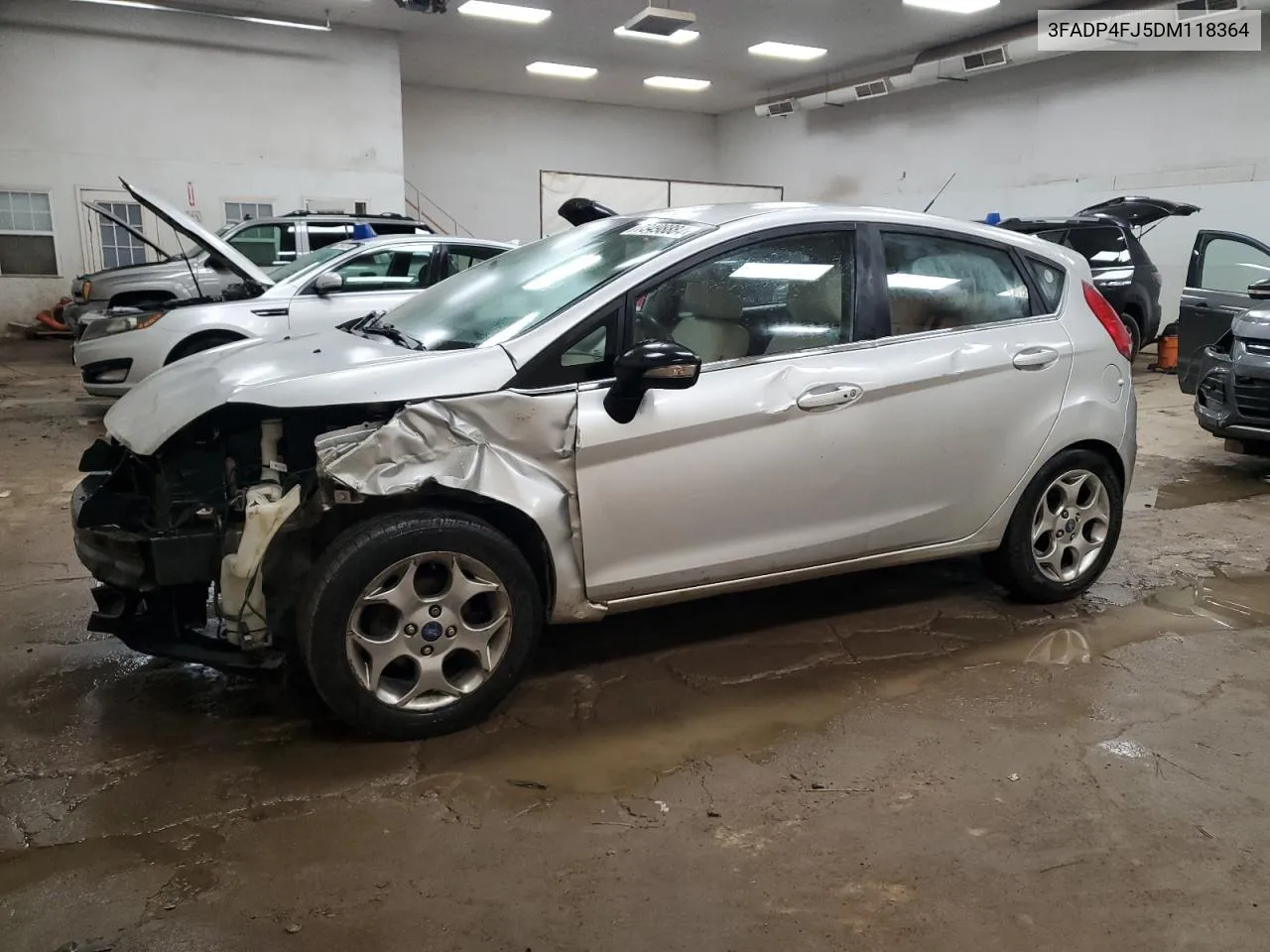 2013 Ford Fiesta Titanium VIN: 3FADP4FJ5DM118364 Lot: 73498884