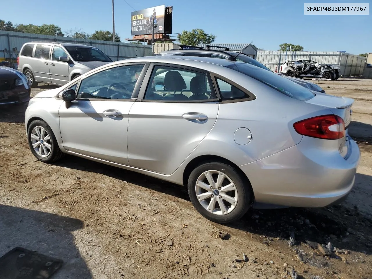 2013 Ford Fiesta Se VIN: 3FADP4BJ3DM177967 Lot: 73748184