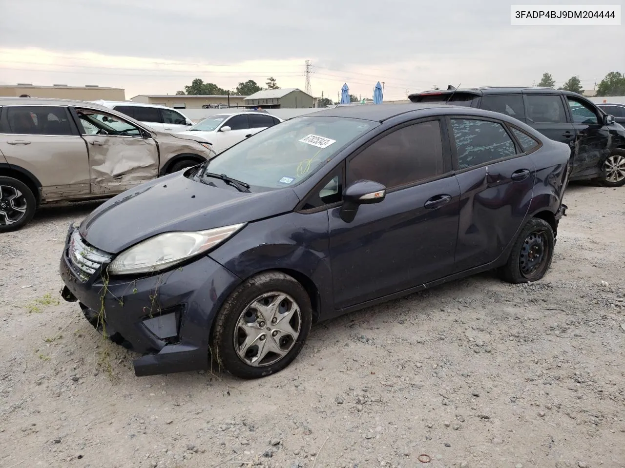 2013 Ford Fiesta Se VIN: 3FADP4BJ9DM204444 Lot: 74200514