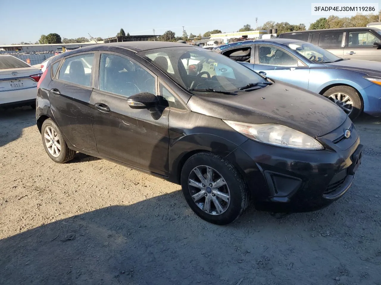 2013 Ford Fiesta Se VIN: 3FADP4EJ3DM119286 Lot: 74581074