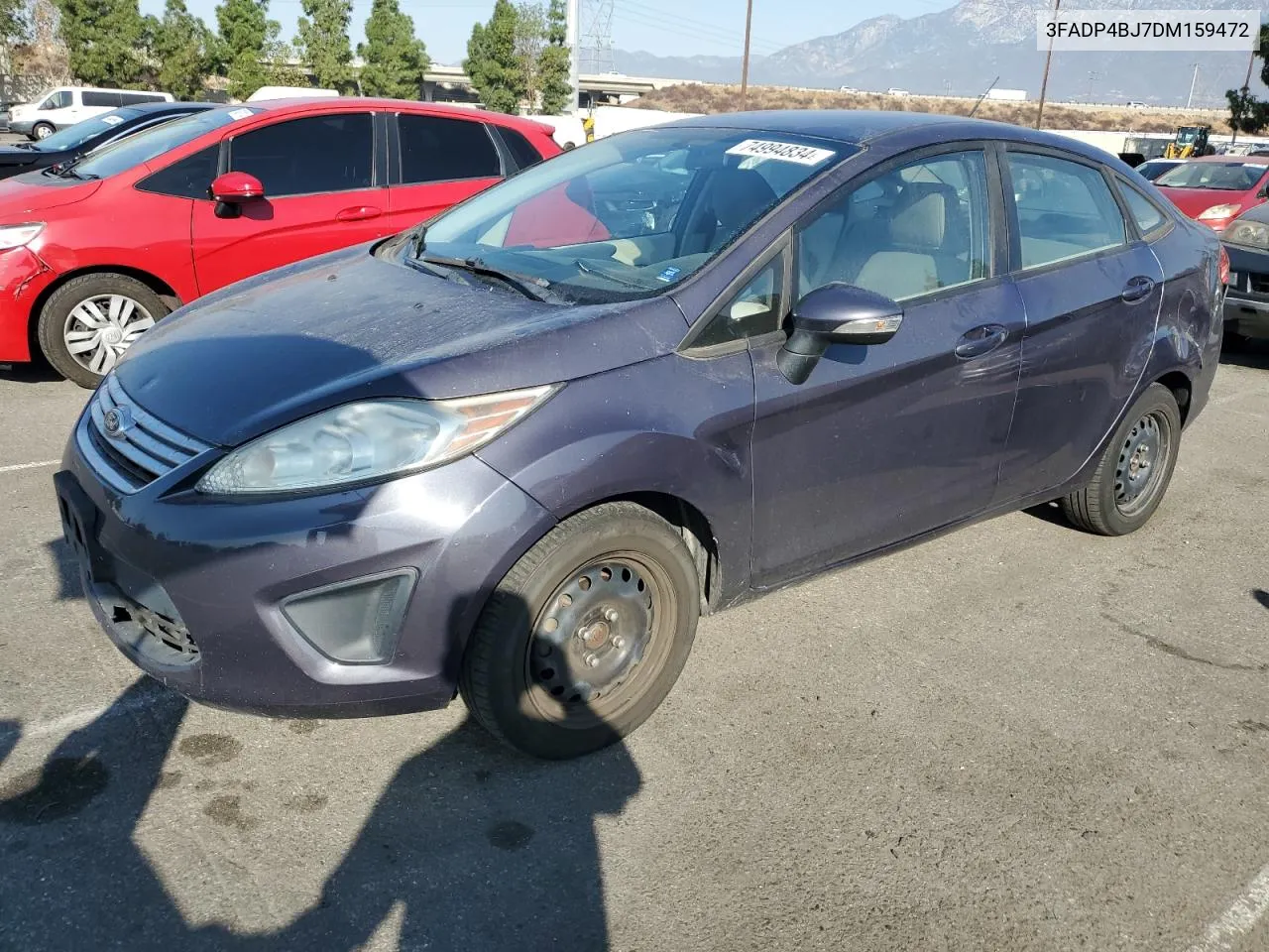 2013 Ford Fiesta Se VIN: 3FADP4BJ7DM159472 Lot: 74994834