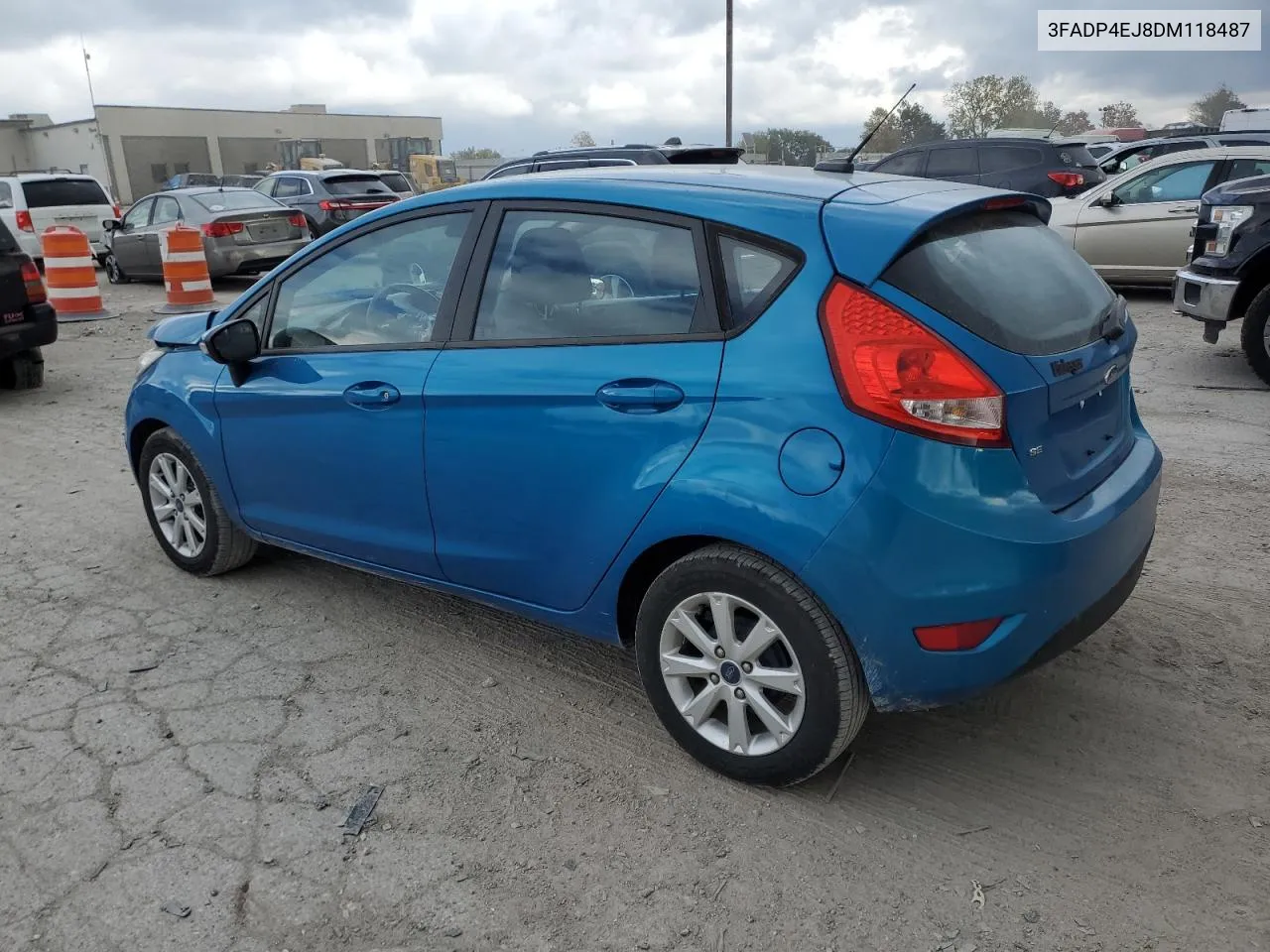 2013 Ford Fiesta Se VIN: 3FADP4EJ8DM118487 Lot: 75390334