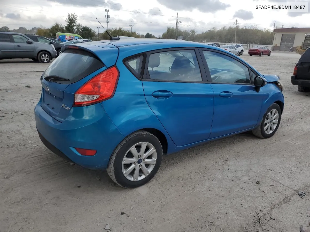 2013 Ford Fiesta Se VIN: 3FADP4EJ8DM118487 Lot: 75390334