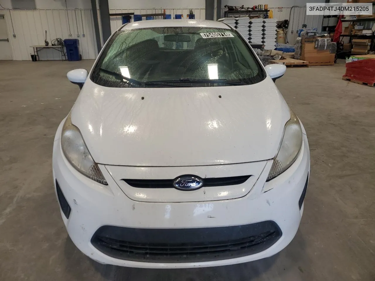 2013 Ford Fiesta S VIN: 3FADP4TJ4DM215205 Lot: 75405714