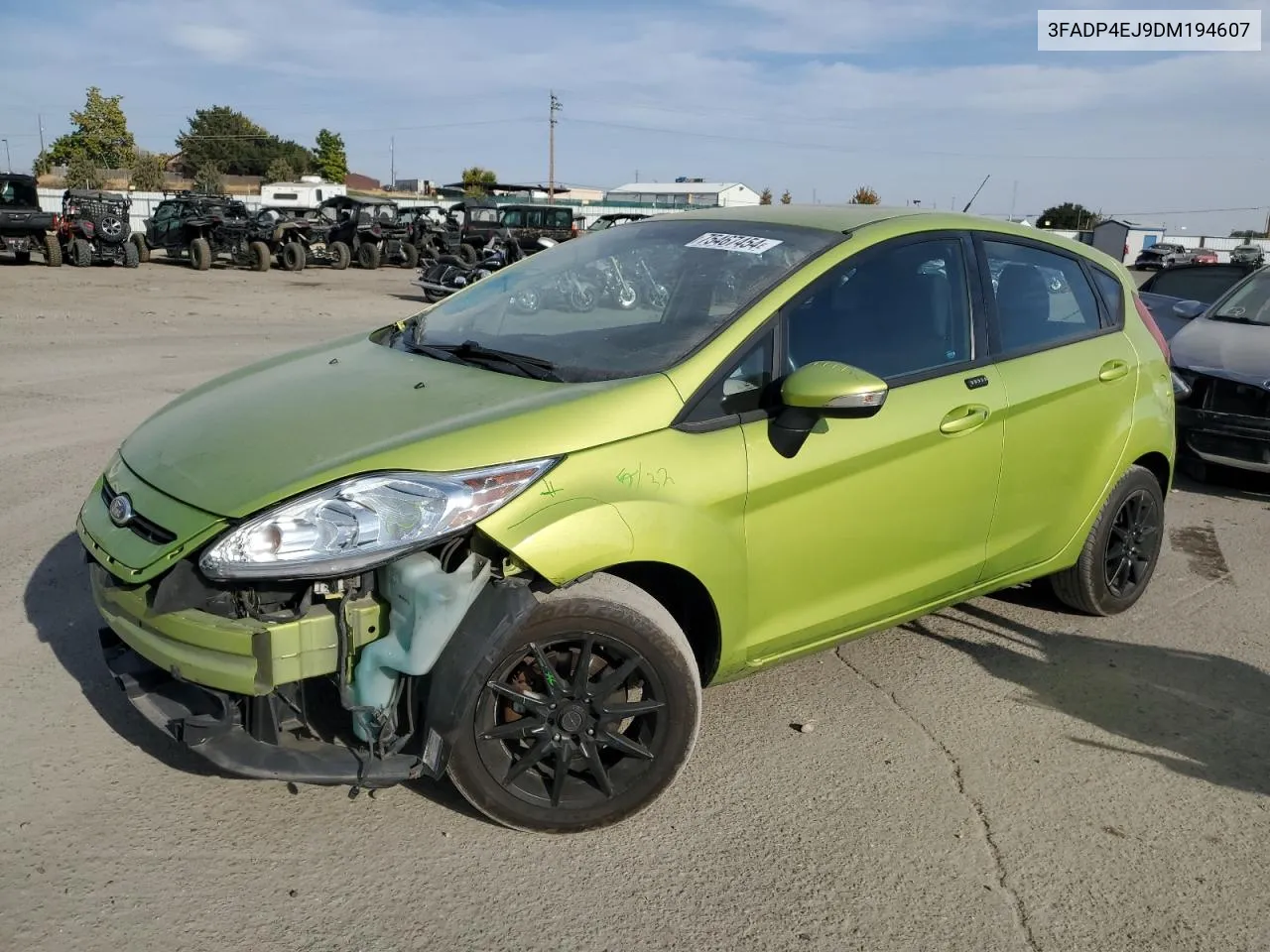 2013 Ford Fiesta Se VIN: 3FADP4EJ9DM194607 Lot: 75467454