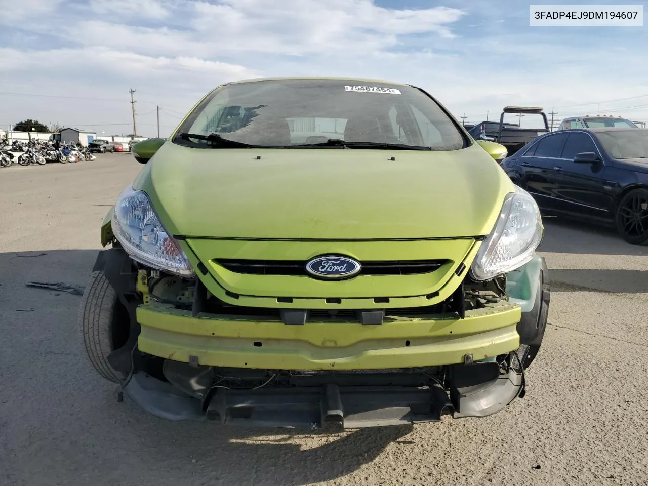 2013 Ford Fiesta Se VIN: 3FADP4EJ9DM194607 Lot: 75467454