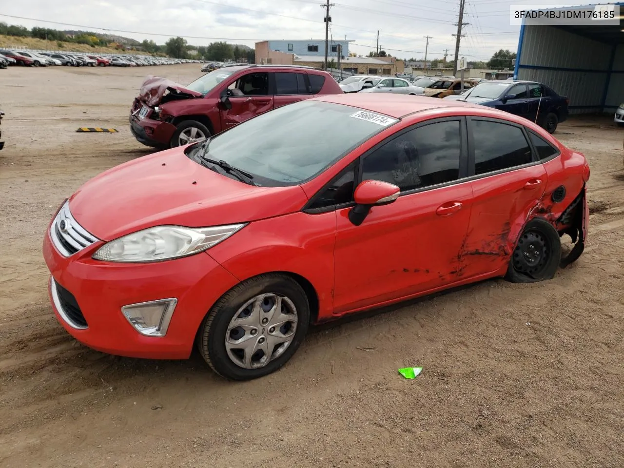 2013 Ford Fiesta Se VIN: 3FADP4BJ1DM176185 Lot: 76608174