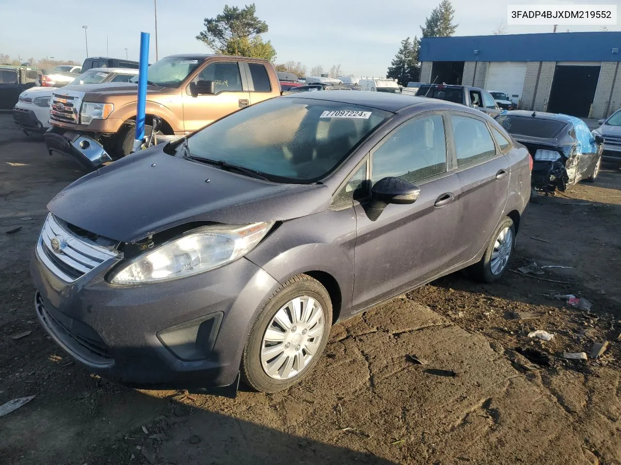 2013 Ford Fiesta Se VIN: 3FADP4BJXDM219552 Lot: 77097224