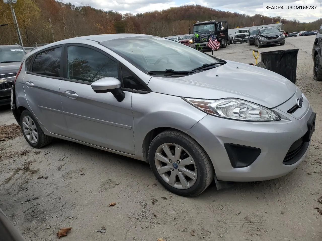 2013 Ford Fiesta S VIN: 3FADP4TJ3DM155787 Lot: 77170134