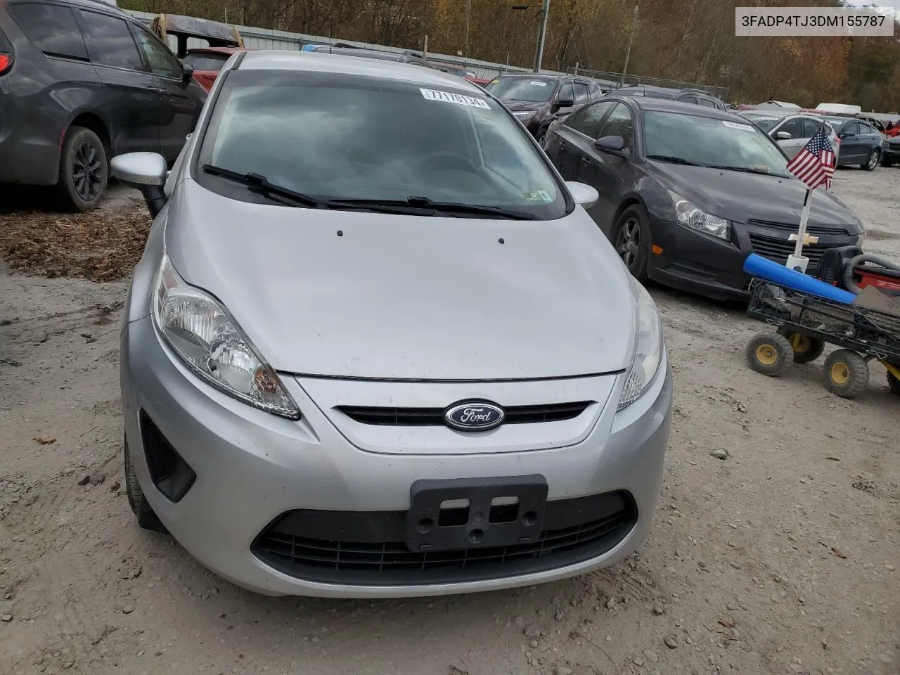 2013 Ford Fiesta S VIN: 3FADP4TJ3DM155787 Lot: 77170134