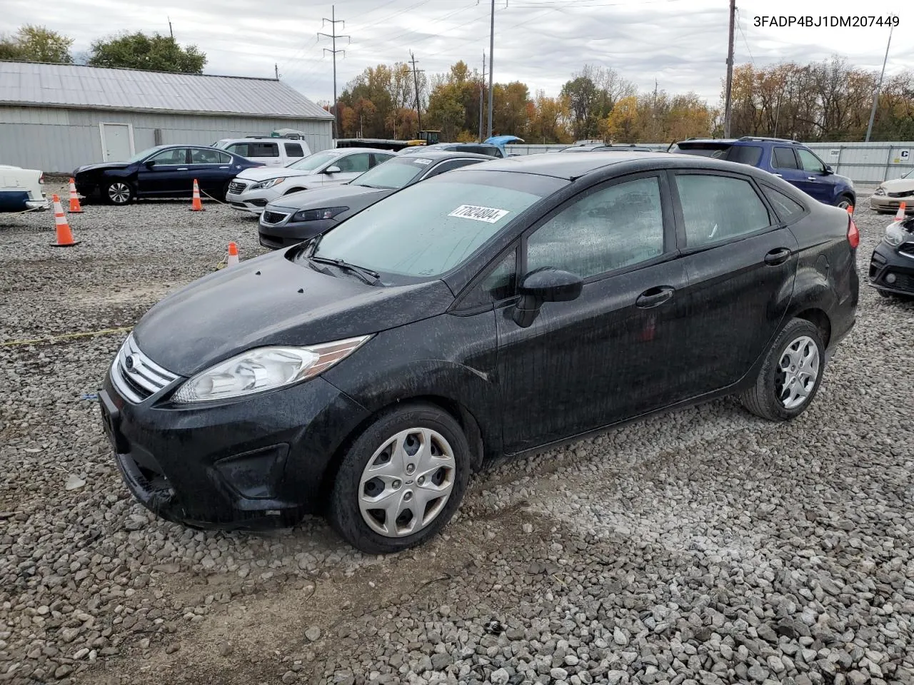 2013 Ford Fiesta Se VIN: 3FADP4BJ1DM207449 Lot: 77824804