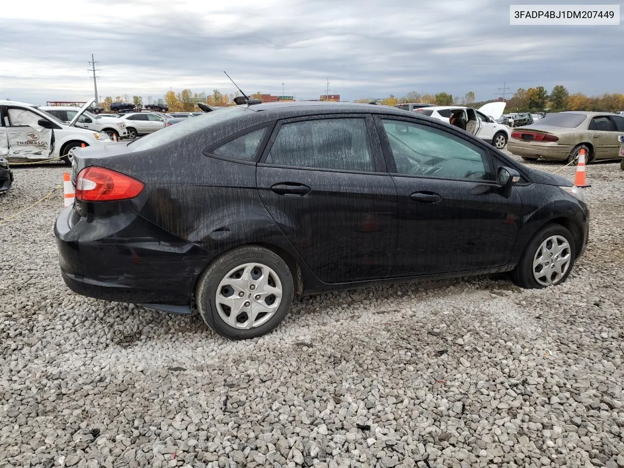 2013 Ford Fiesta Se VIN: 3FADP4BJ1DM207449 Lot: 77824804